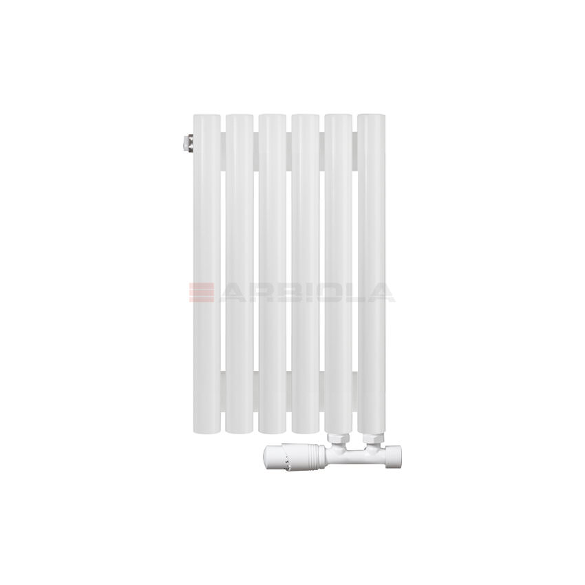 Вертикальный радиатор с нижним подключением Arbiola Iris V 96731 29,2 х 50 см ral classic от интернет-магазина сантехники 100Kran!