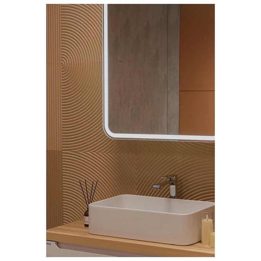 Зеркальный шкаф с подсветкой Silver Mirrors Фиджи Flip 70 ИК 70 х 80 см LED-00002977бесконтактный сенсор создать уют и комфорт, это просто!