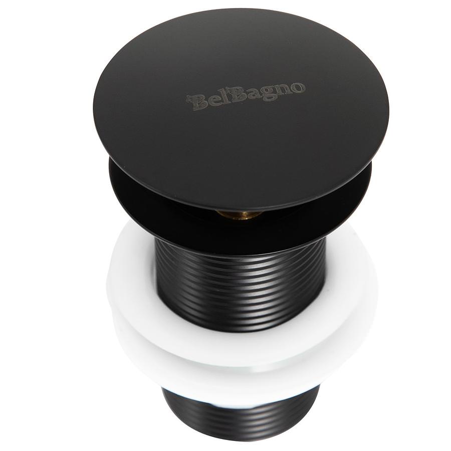 Донный клапан BelBagno BB-SC-NERO черный матовый в 100Kran: Широкий выбор и доступные цены.