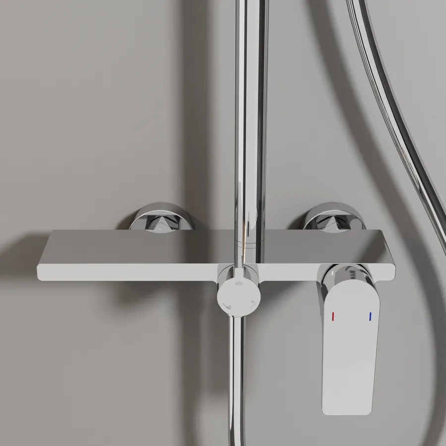 Душевая система FAUCET DREISER RH-Z6001-CP хром в 100Kran: Широкий выбор и доступные цены.