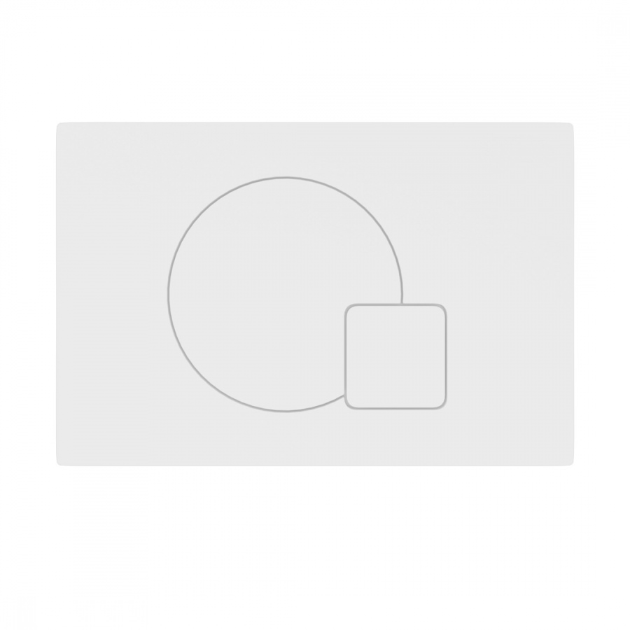 Клавиша смыва Maretti Elio AC12EL-740 белый матовый в 100Kran: Широкий выбор и доступные цены.