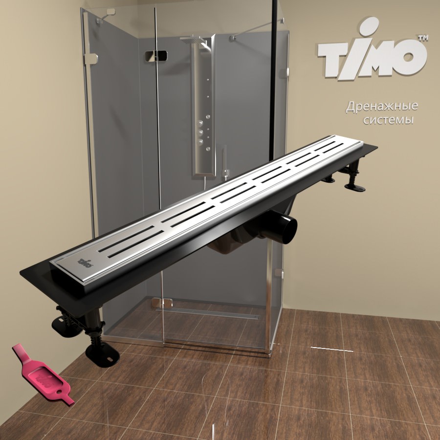 Душевой лоток TIMO Super Plast SP10800-DG10800 сатин в 100Kran: Широкий выбор и доступные цены.