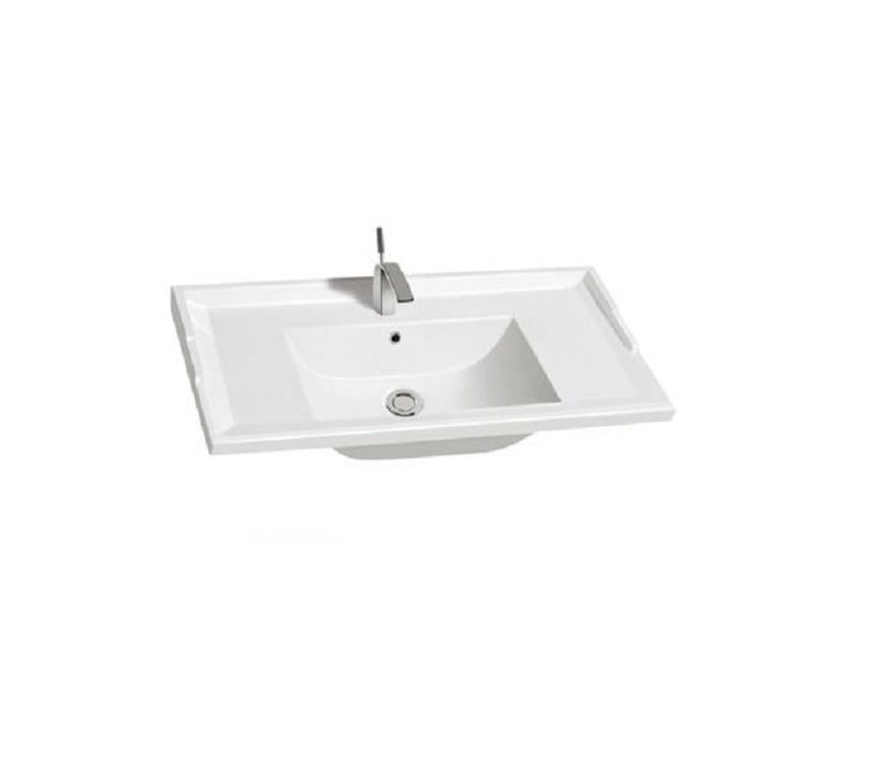 Раковина CeramaLux 840-90 92 см белая в 100Kran: Широкий выбор и доступные цены.