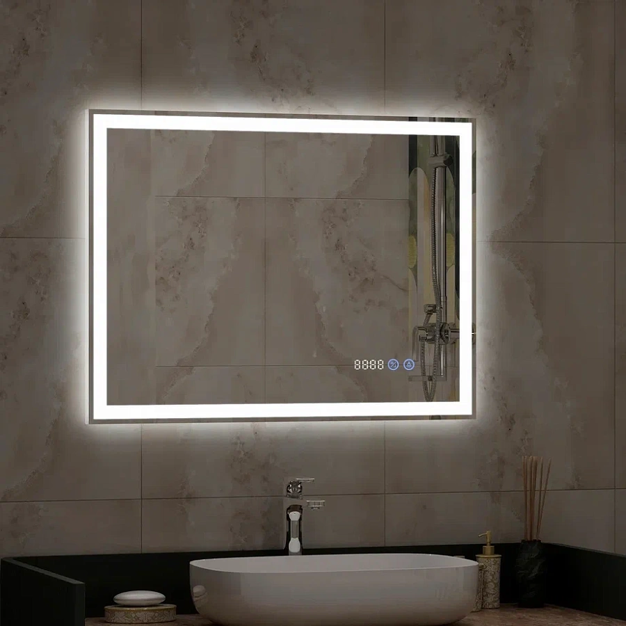 Зеркало с подсветкой Continent Mercury luxe 800x600 ЗЛП819 100Kran: Широкий выбор и доступные цены.