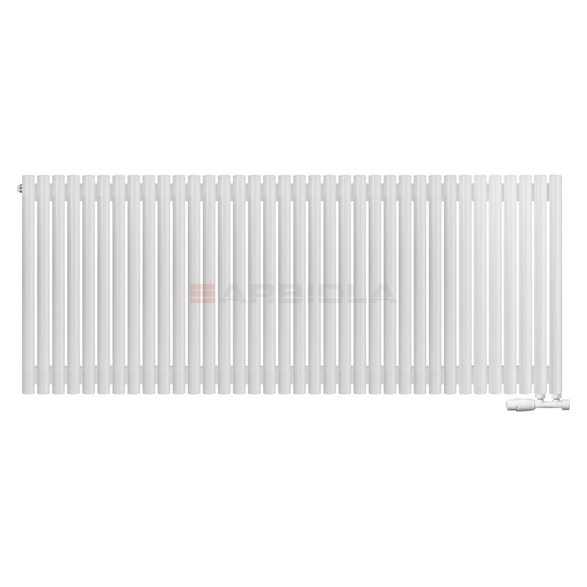 Вертикальный радиатор с нижним подключением Arbiola Iris V 108807 179,2 х 75 см белый матовый ral 9016 от интернет-магазина сантехники 100Kran!