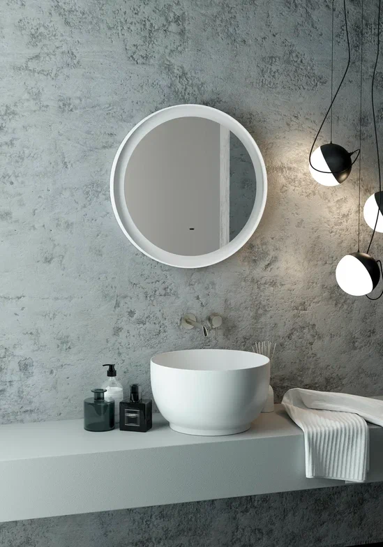 Зеркало с подсветкой "Planet white Led" D 600 с бесконтактным сенсором ЗЛП2624 100Kran: Широкий выбор и доступные цены.