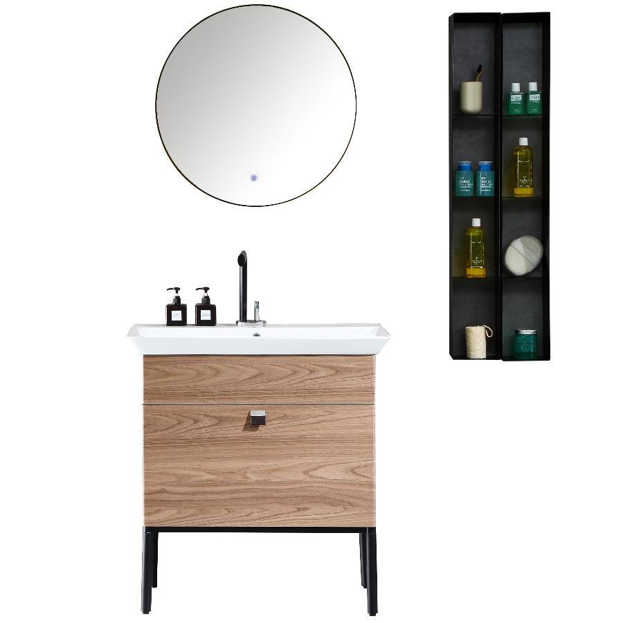 Тумба напольная с раковиной Maxonor Pure Life SALON ART 70 см PL-MC13-71-BN орех светлый в 100Kran: Широкий выбор и доступные цены.