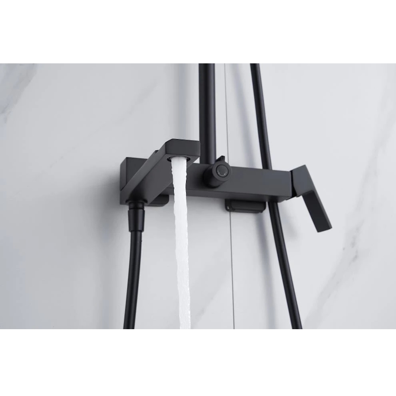 Душевая система Knotlor STABLE KN-23/BL черный в 100Kran: Широкий выбор и доступные цены.