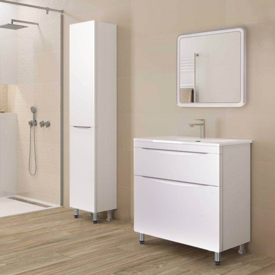 Тумба напольная Style Line Бергамо мини 70 см СС-00002310 антискрейтч белый в 100Kran: Широкий выбор и доступные цены.