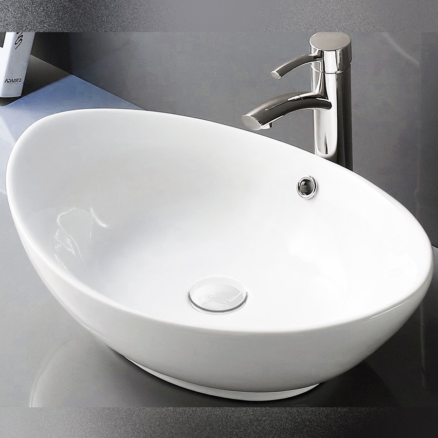 Раковина накладная Maretti Eleganza EN13NS48-844 59 см белая в 100Kran: Широкий выбор и доступные цены.