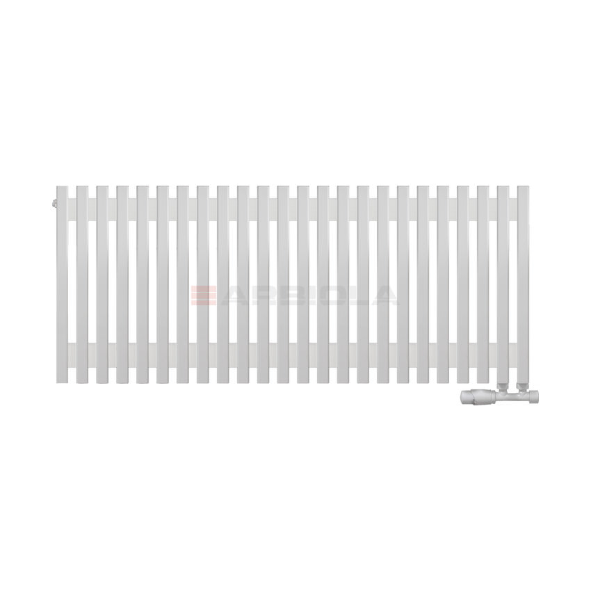 Вертикальный радиатор с нижним подключением Arbiola Compact V 102053 118 х 60 см белый матовый ral 9016 от интернет-магазина сантехники 100Kran!