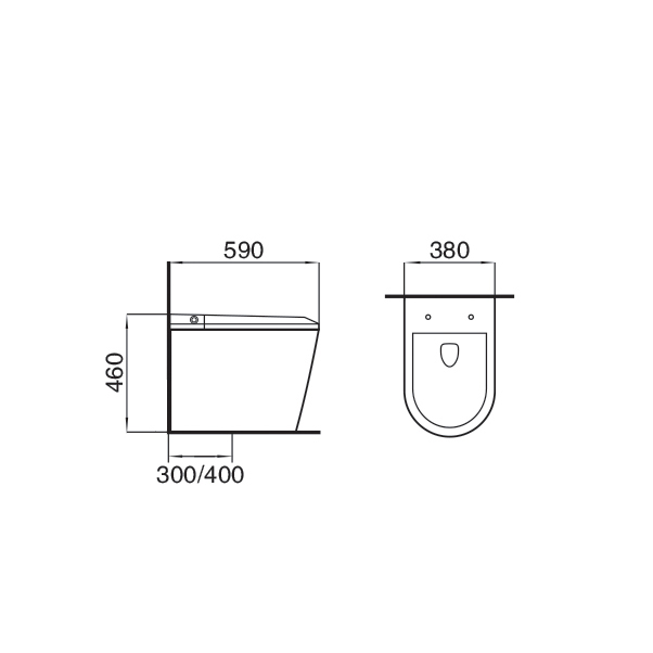 Унитаз приставной Grossman Smart GR-PR-5702 белый в 100Kran: Широкий выбор и доступные цены.