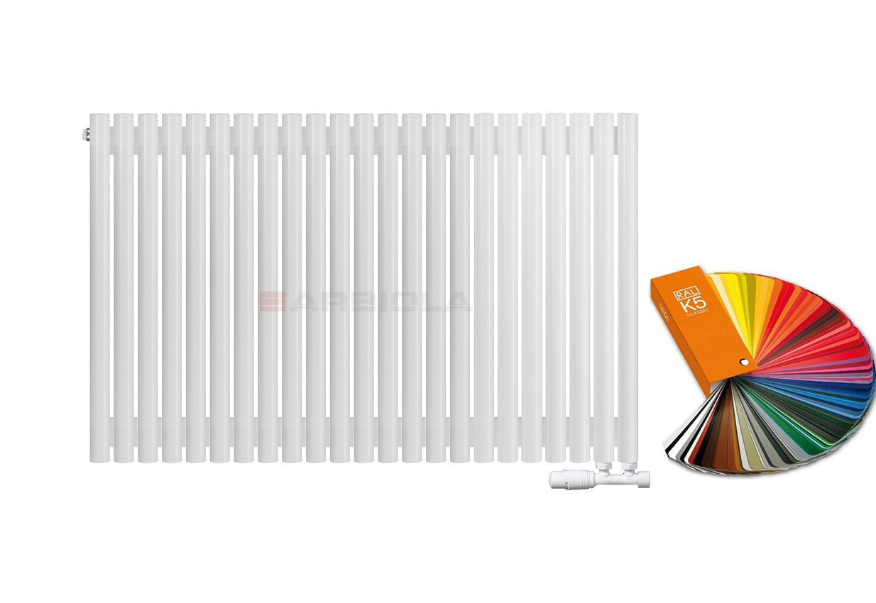 Вертикальный радиатор с нижним подключением Arbiola Iris V 108770 114,2 х 75 см ral classic от интернет-магазина сантехники 100Kran!