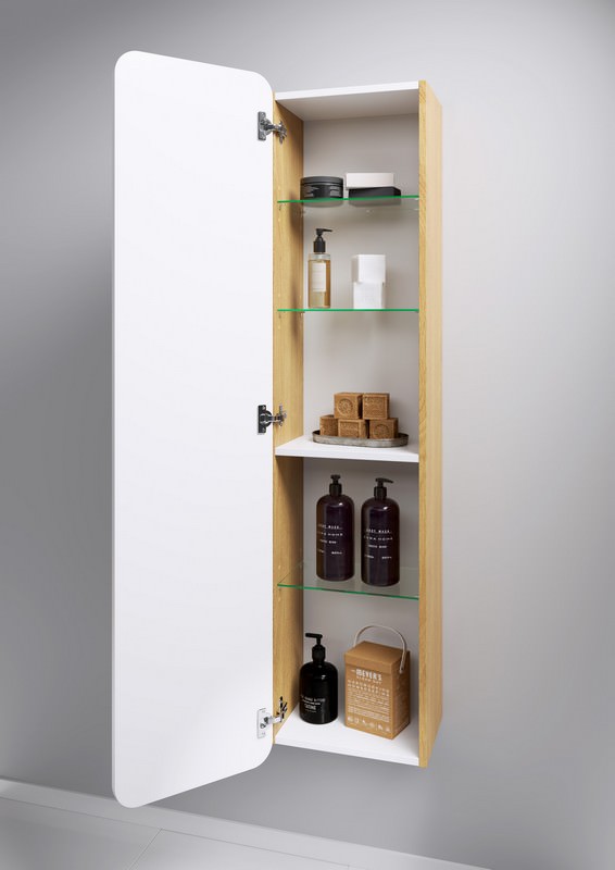 Пенал подвесной 35 см AQWELLA Basic BAS0535DZ Дуб золотой в 100Kran: Широкий выбор и доступные цены.