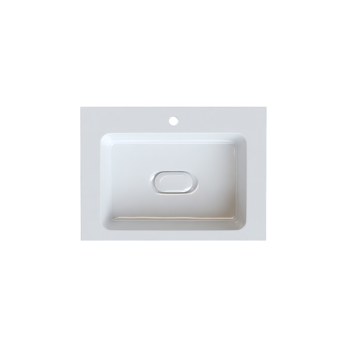 Тумба с раковиной подвесная с ящиком 60 см Esper IDDIS ESP60W0i95K белая в 100Kran: Широкий выбор и доступные цены.