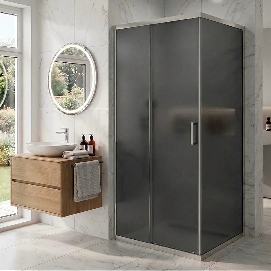 Душевой уголок MaybahGlass MGY-1884-5 120x80x195 см стекло графит матовый в 100Kran: Широкий выбор и доступные цены.
