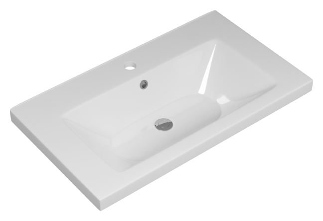 Раковина мебельная Brevita Днепрокерамика Этна 80 белая 2050021400110 в 100Kran: Широкий выбор и доступные цены.