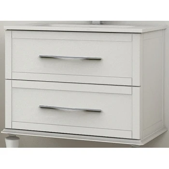 Тумба с раковиной подвесная CEZARES 75 см TIFFANY 54948 Bianco Opaco в 100Kran: Широкий выбор и доступные цены.