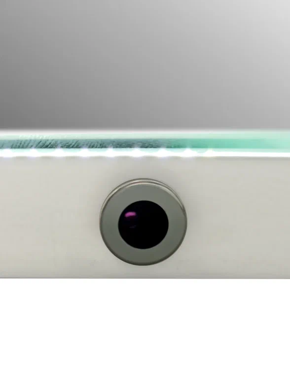 Зеркало с подсветкой "Verte Led" 500х700 с часами, датчиком движения ЗЛП477 100Kran: Широкий выбор и доступные цены.