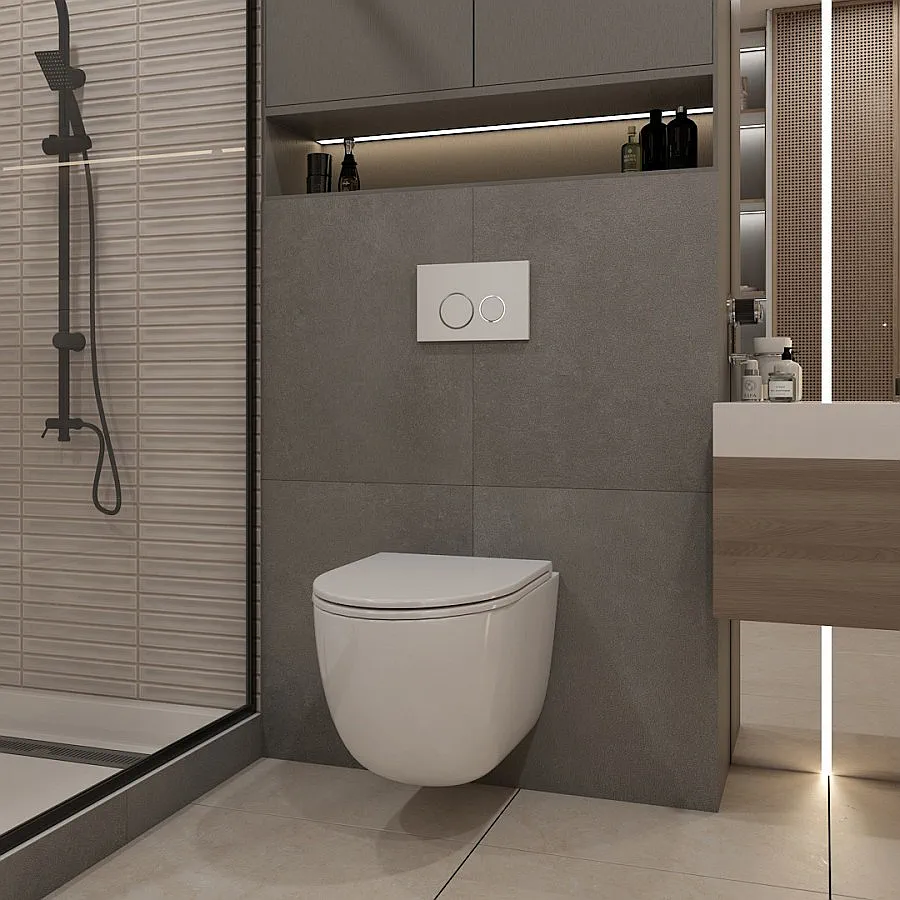 Клавиша смыва Maretti Elena AC12EA-746 белый хром в 100Kran: Широкий выбор и доступные цены.