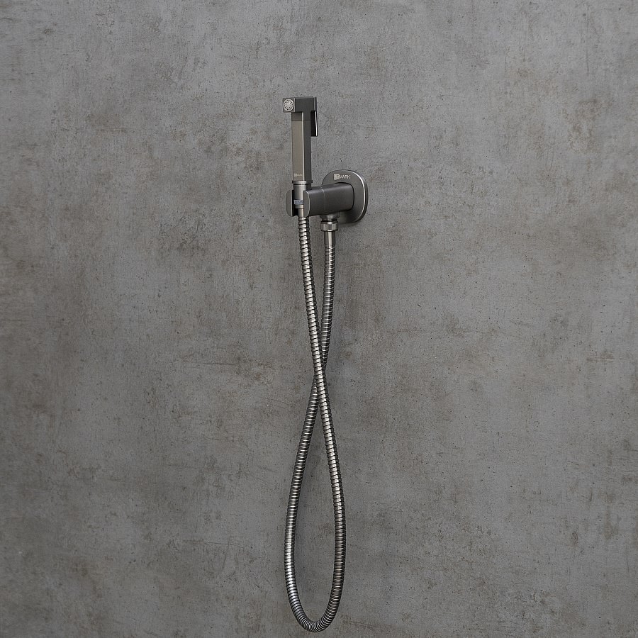 Гигиенический душ встраиваемый Lemark Solo LM7172GM графит в 100Kran: Широкий выбор и доступные цены.