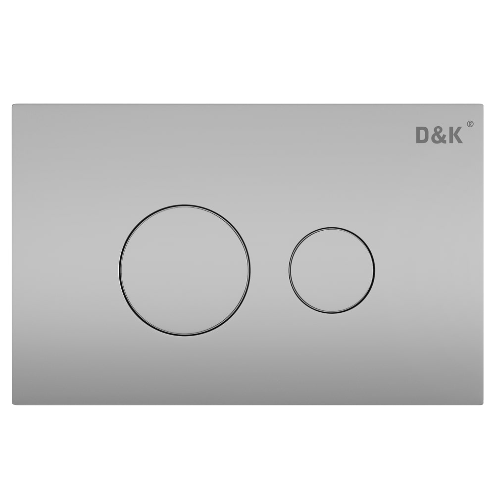 Клавиша смыва D&K Venice DB1029002 матовый хром в 100Kran: Широкий выбор и доступные цены.