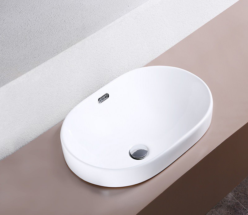 Раковина врезная CeramaLux 5006C 60 см белая в 100Kran: Широкий выбор и доступные цены.