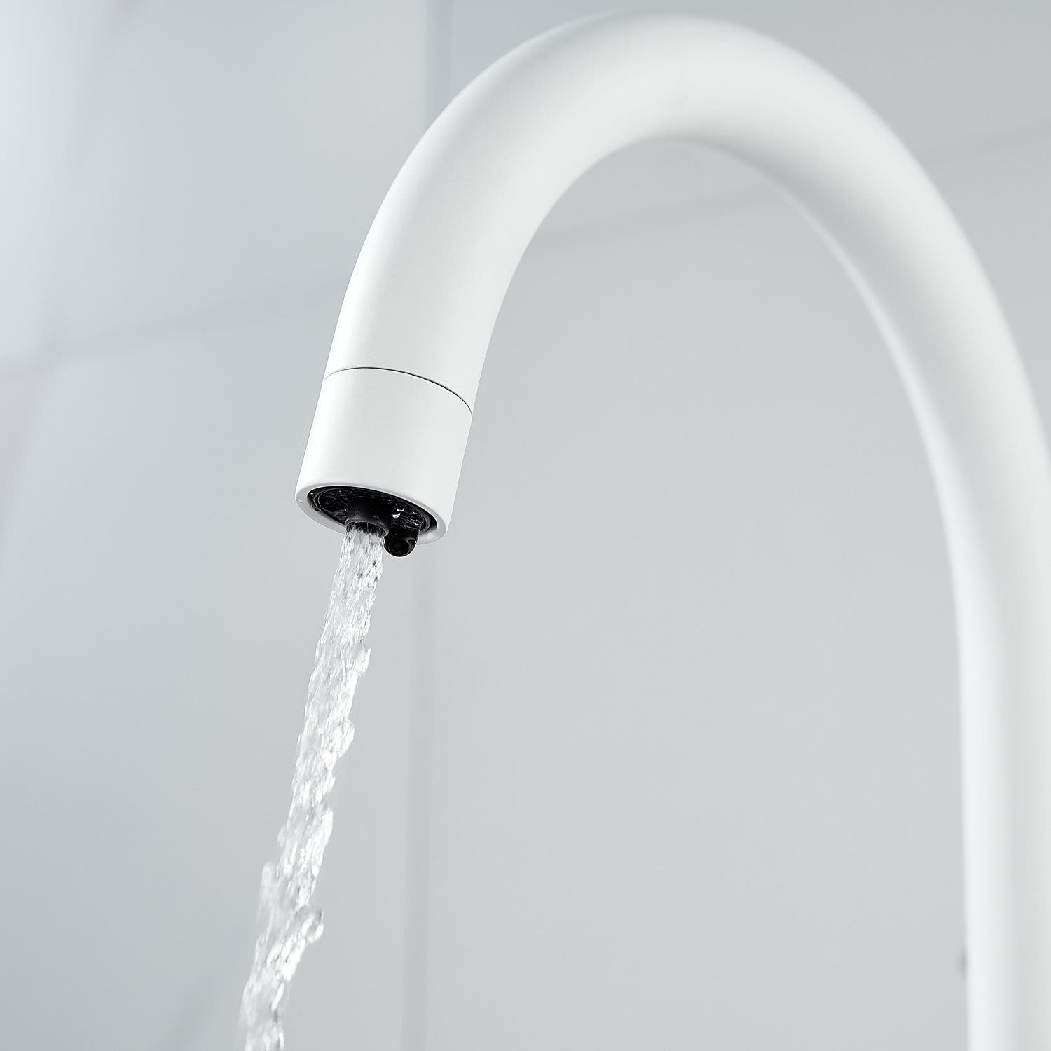 Смеситель для кухни с подключением фильтра воды Raffine F108C белый в 100Kran: Широкий выбор и доступные цены.