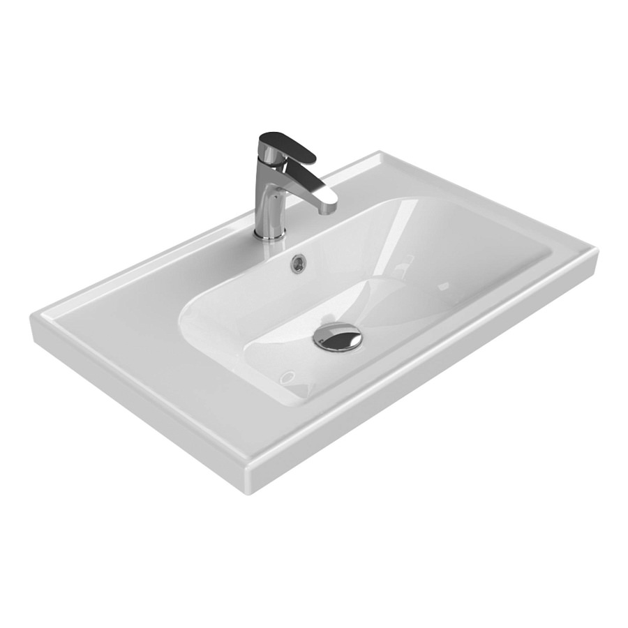 Раковина мебельная CeraStyle Frame 70 см 031100-u белая в 100Kran: Широкий выбор и доступные цены.