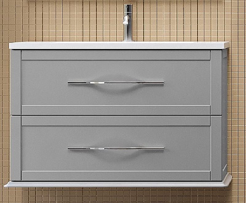 Тумба с раковиной подвесная CEZARES 60 см TIFFANY 55241 Grigio Nuvola в 100Kran: Широкий выбор и доступные цены.