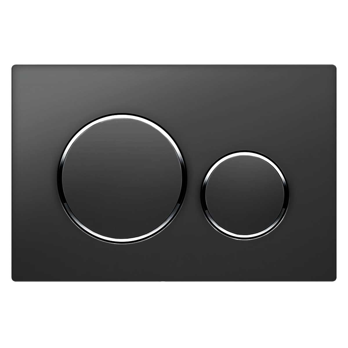 Кнопка смыва Vincea VFP-005MB цвет матовый черный в 100Kran: Широкий выбор и доступные цены.