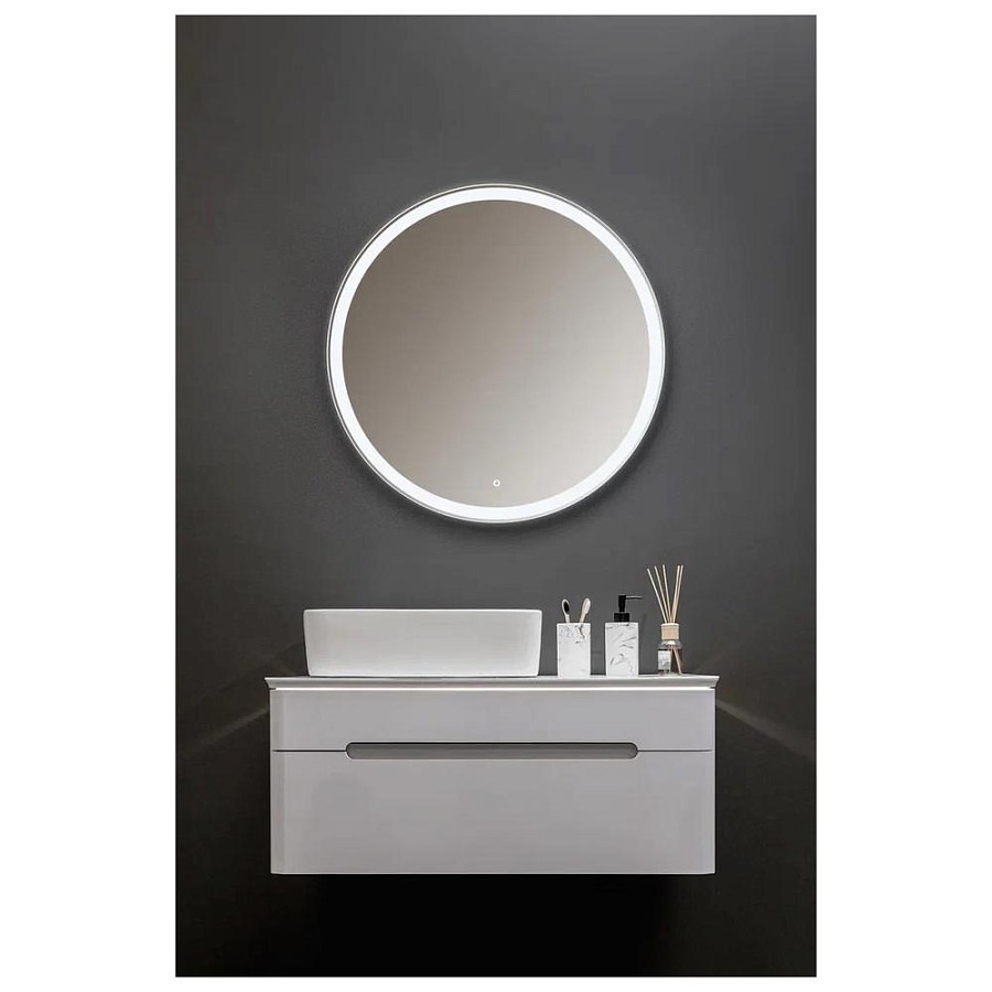 Зеркало с подсветкой Silver Mirrors Perla neo D77 см LED-00002400 100Kran: Широкий выбор и доступные цены.