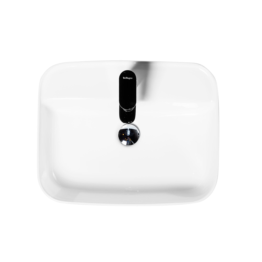 Накладная раковина BelBagno BB1321 40  см белая глянцевая в 100Kran: Широкий выбор и доступные цены.