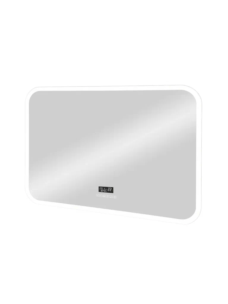 Зеркало с подсветкой "Demure LED" с многофункциональной панелью 1000x700 ЗЛП259 100Kran: Широкий выбор и доступные цены.