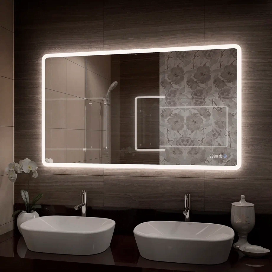 Зеркало с подсветкой Continent Demure luxe 1200x700 ЗЛП1026 100Kran: Широкий выбор и доступные цены.