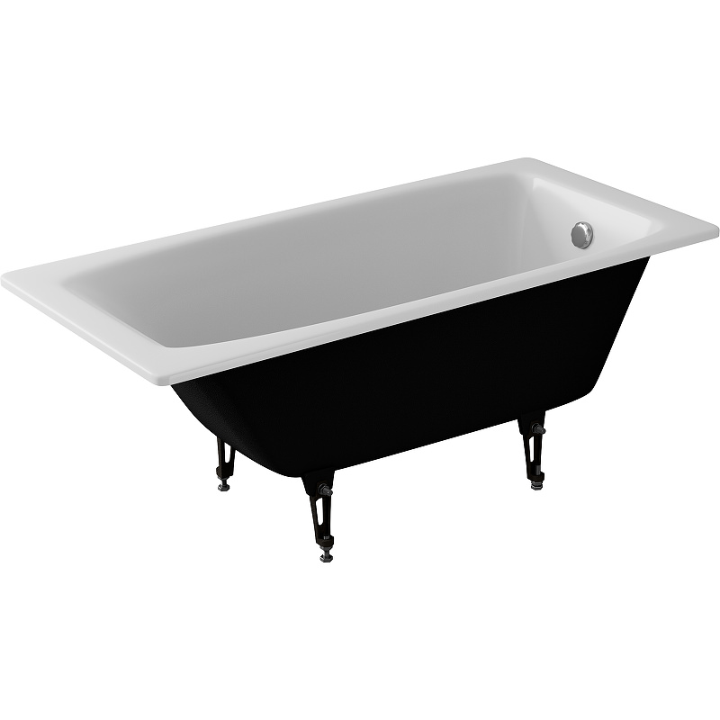 Чугунная ванна Delice Repos 170x70 DLR220508-AS с антискользящим покрытием в 100Kran: Широкий выбор и доступные цены.