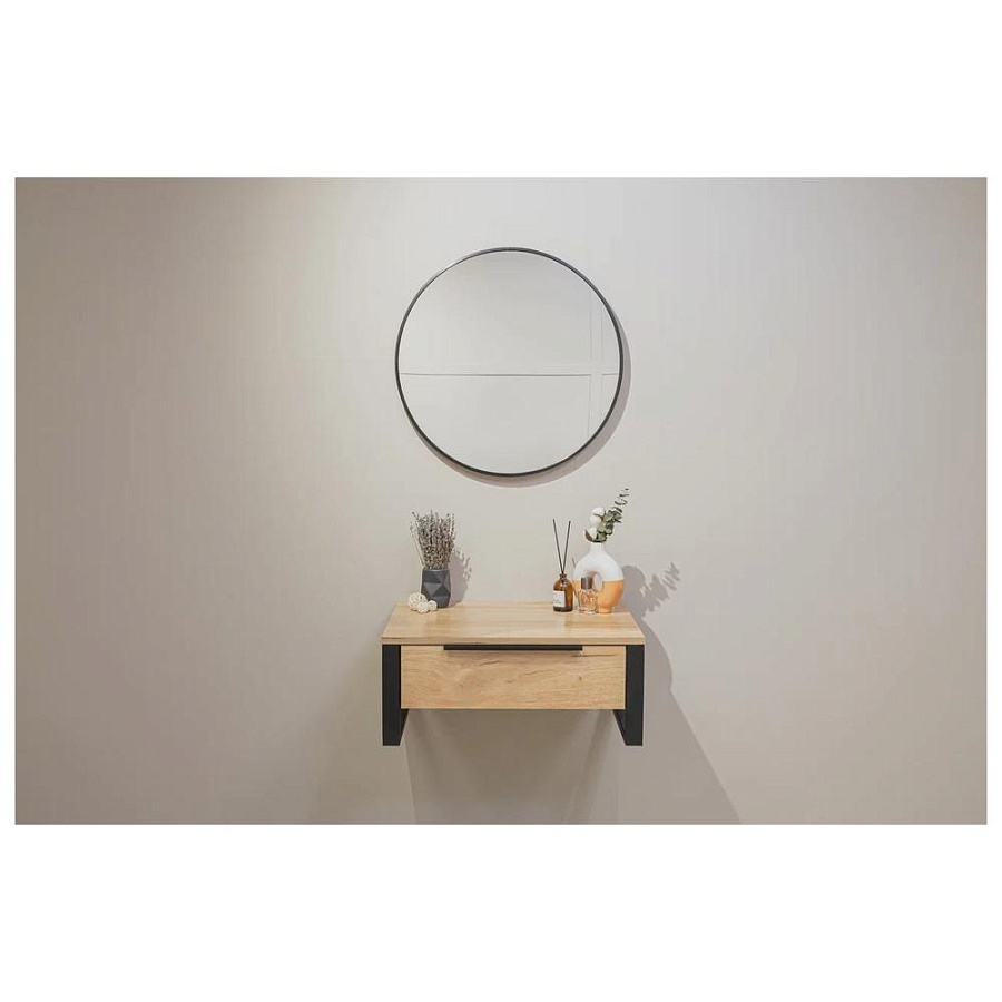 Зеркало Silver Mirrors Selena D60 см ФР-00002537 черное 100Kran: Широкий выбор и доступные цены.