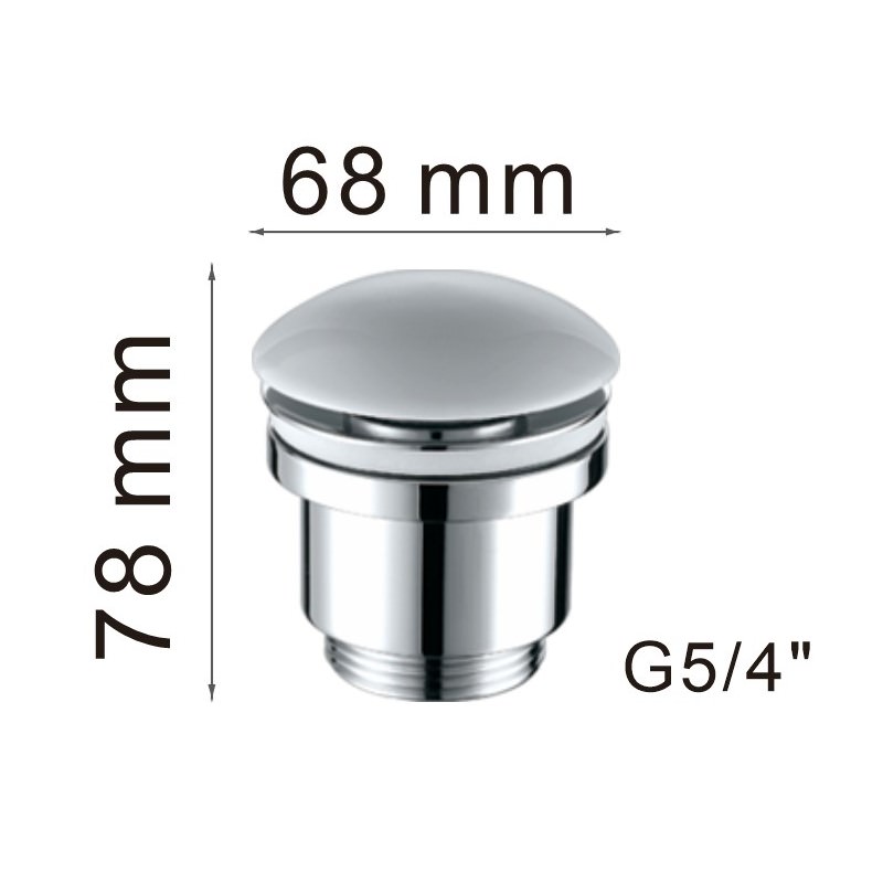 Донный клапан Haiba HB64-8 белый в 100Kran: Широкий выбор и доступные цены.