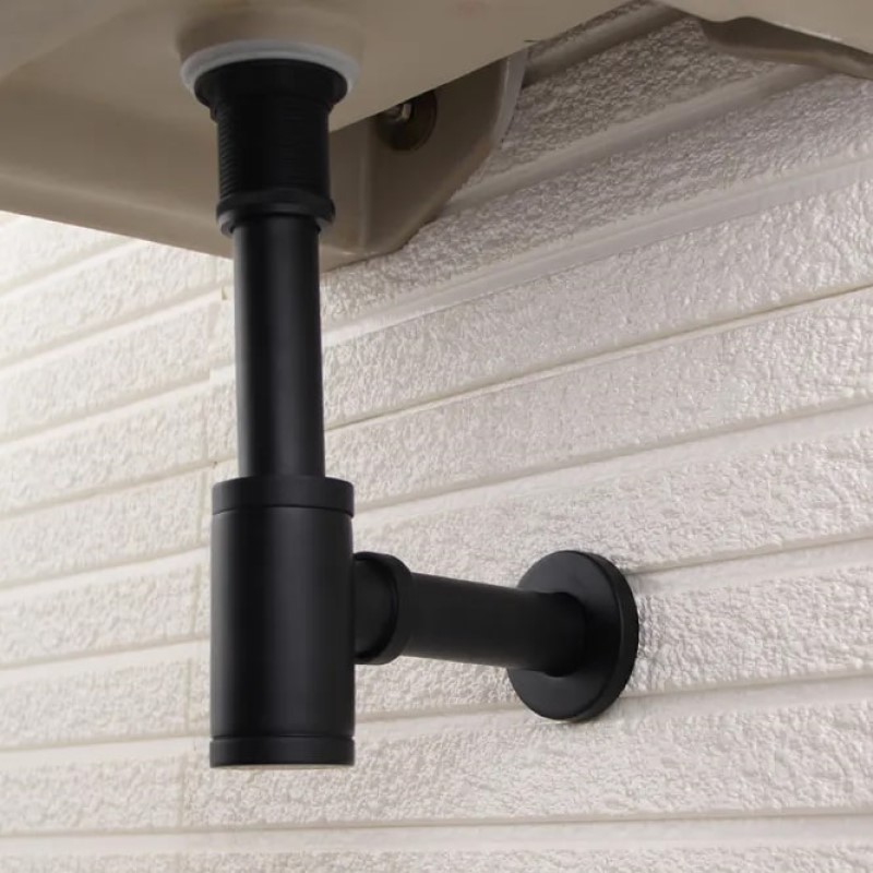 Сифон для раковины Maretti AC1869560 черный в 100Kran: Широкий выбор и доступные цены.