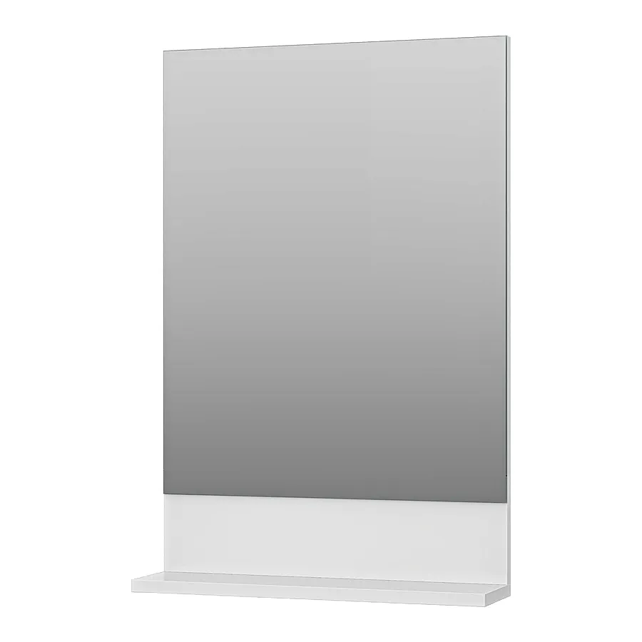 Зеркало MISTY Алиса 50х72 см Э-Али03050-01 белое 100Kran: Широкий выбор и доступные цены.