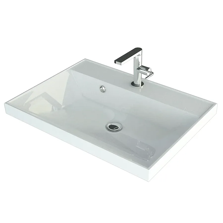 Раковина мебельная Style line ASTI 60 см СС-00002468 жасмин в 100Kran: Широкий выбор и доступные цены.