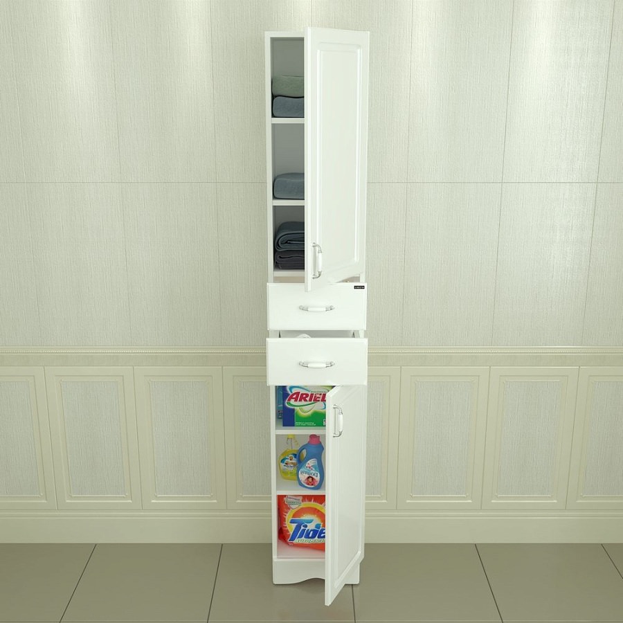 Шкаф-пенал САНТА Верона 30 см белый 700006 в 100Kran: Широкий выбор и доступные цены.