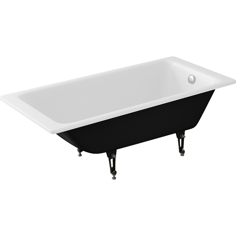Чугунная ванна Delice Parallel 150x70 DLR_220503R с ручками в 100Kran: Широкий выбор и доступные цены.