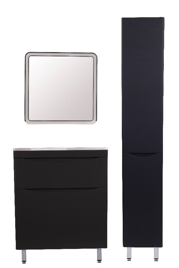 Тумба напольная Style Line Бергамо мини 70 см СС-00002311 антискрейтч черный в 100Kran: Широкий выбор и доступные цены.