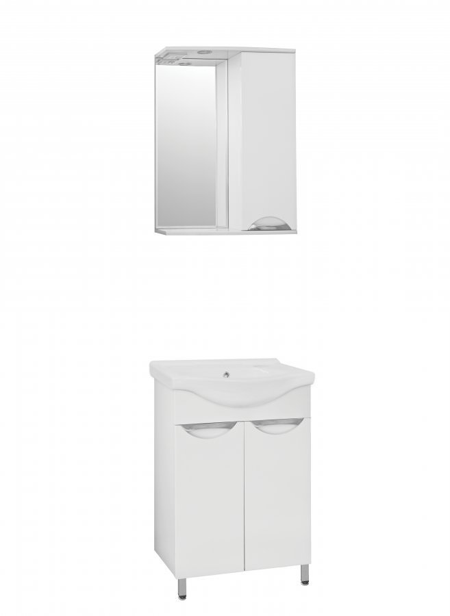 Зеркальный шкаф с подсветкой  Style Line Жасмин 60/С белый ЛС-00000040 создать уют и комфорт, это просто!