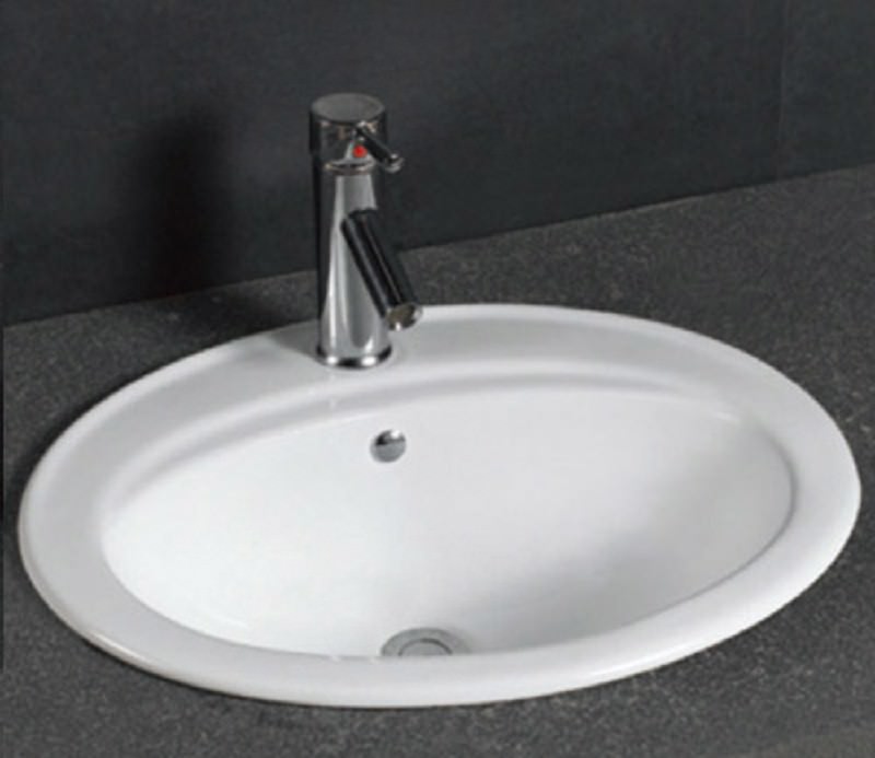 Раковина врезная  CeramaLux 9413 56 см белая в 100Kran: Широкий выбор и доступные цены.