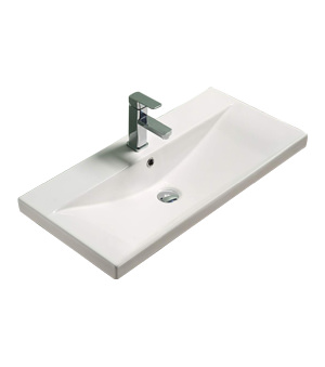 Раковина мебельная Volna Lake 80 9696-80 белая в 100Kran: Широкий выбор и доступные цены.