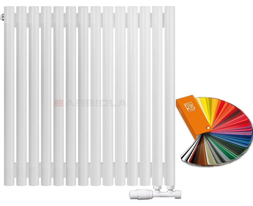 Вертикальный радиатор с нижним подключением Arbiola Iris V 108743 69,2 х 75 см ral classic от интернет-магазина сантехники 100Kran!