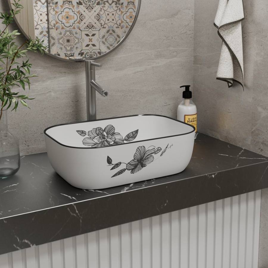 Раковина накладная 46 см Point Венера PN43073WB белый в 100Kran: Широкий выбор и доступные цены.