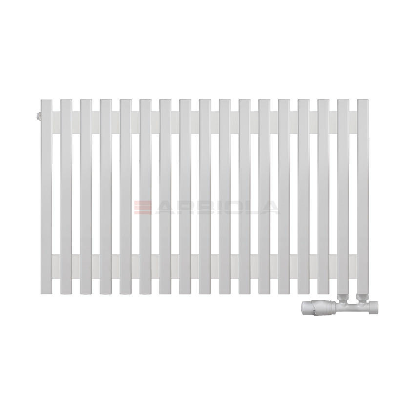Вертикальный радиатор с нижним подключением Arbiola Compact V 101915 83 х 50 см белый матовый ral 9016 от интернет-магазина сантехники 100Kran!